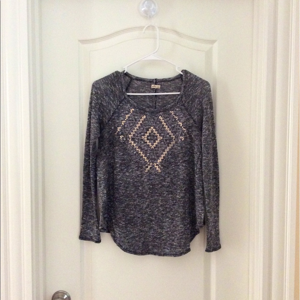 Gray Hollister Long Sleeve